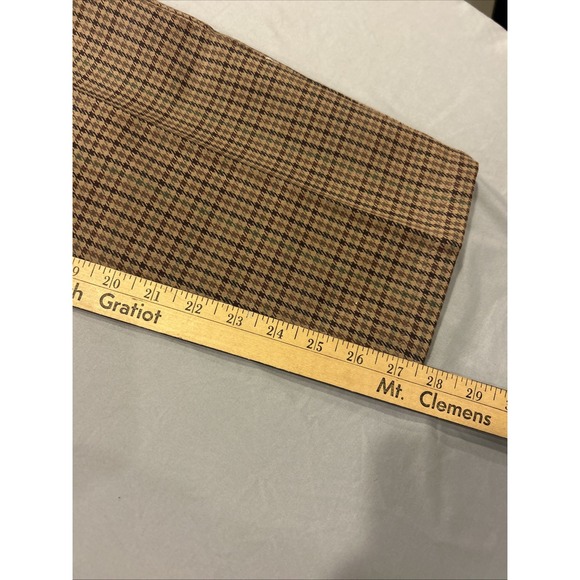 Vintage‎ Lauren Ralph Lauren Houndstooth Jeans 14 Straight Leg Old Money Classic - Picture 11 of 12